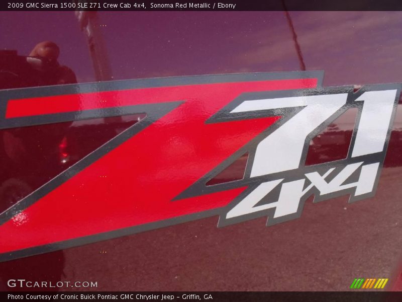 Sonoma Red Metallic / Ebony 2009 GMC Sierra 1500 SLE Z71 Crew Cab 4x4