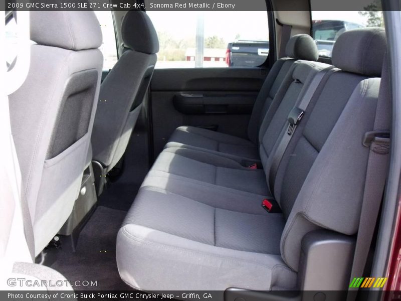 Sonoma Red Metallic / Ebony 2009 GMC Sierra 1500 SLE Z71 Crew Cab 4x4