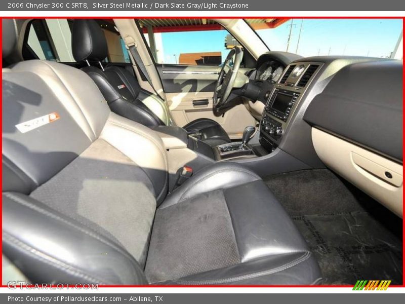 Silver Steel Metallic / Dark Slate Gray/Light Graystone 2006 Chrysler 300 C SRT8
