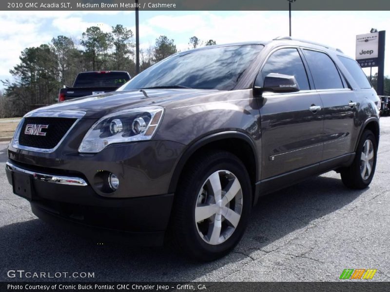 Medium Brown Metallic / Cashmere 2010 GMC Acadia SLT