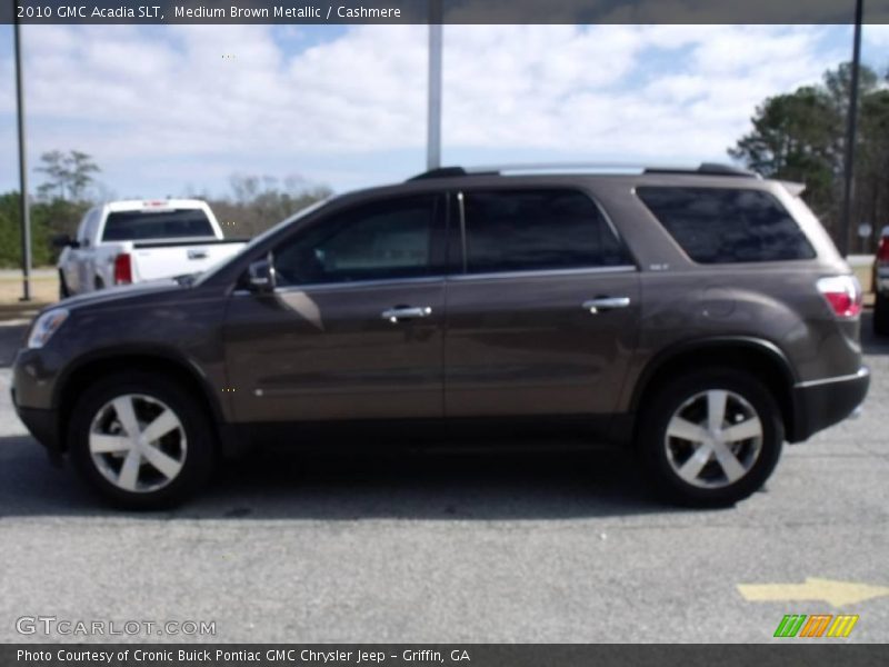 Medium Brown Metallic / Cashmere 2010 GMC Acadia SLT
