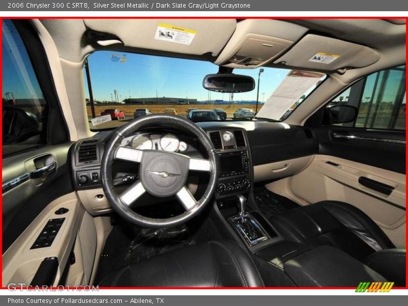 Silver Steel Metallic / Dark Slate Gray/Light Graystone 2006 Chrysler 300 C SRT8