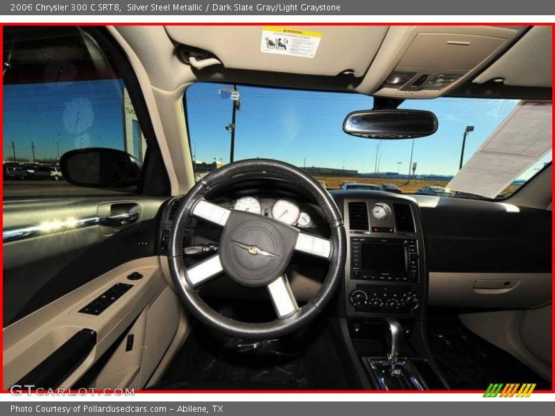 Silver Steel Metallic / Dark Slate Gray/Light Graystone 2006 Chrysler 300 C SRT8