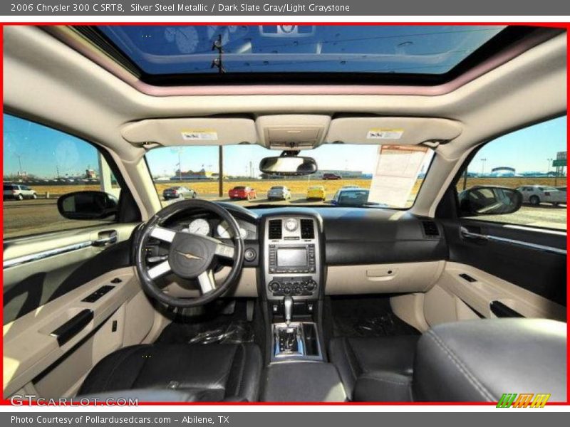 Silver Steel Metallic / Dark Slate Gray/Light Graystone 2006 Chrysler 300 C SRT8