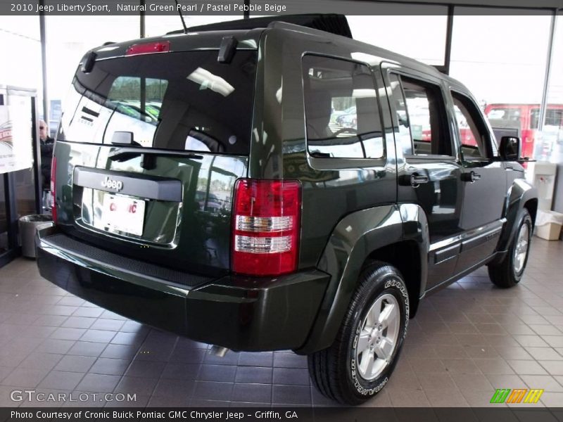 Natural Green Pearl / Pastel Pebble Beige 2010 Jeep Liberty Sport