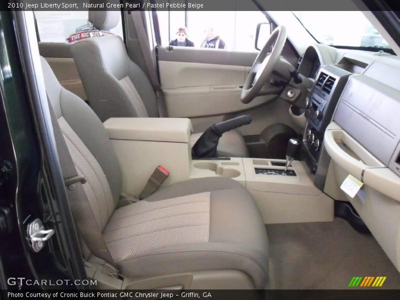Natural Green Pearl / Pastel Pebble Beige 2010 Jeep Liberty Sport