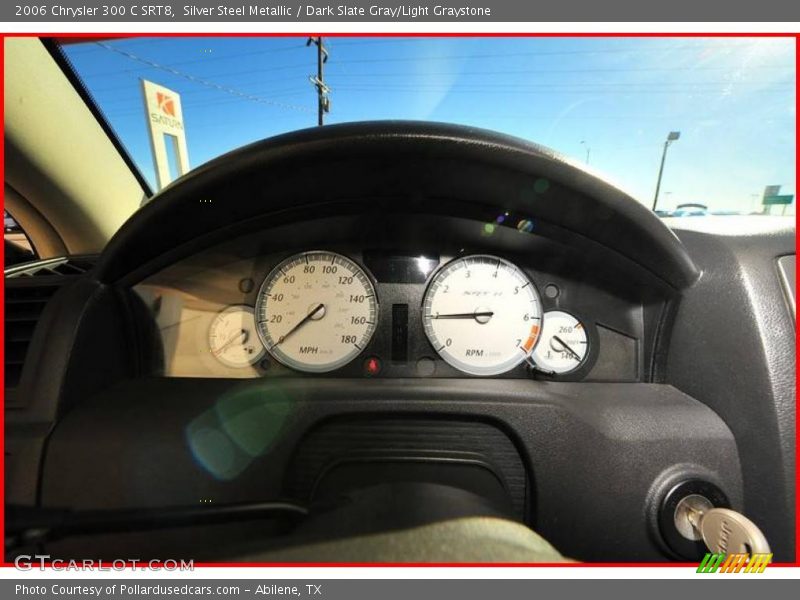 Silver Steel Metallic / Dark Slate Gray/Light Graystone 2006 Chrysler 300 C SRT8