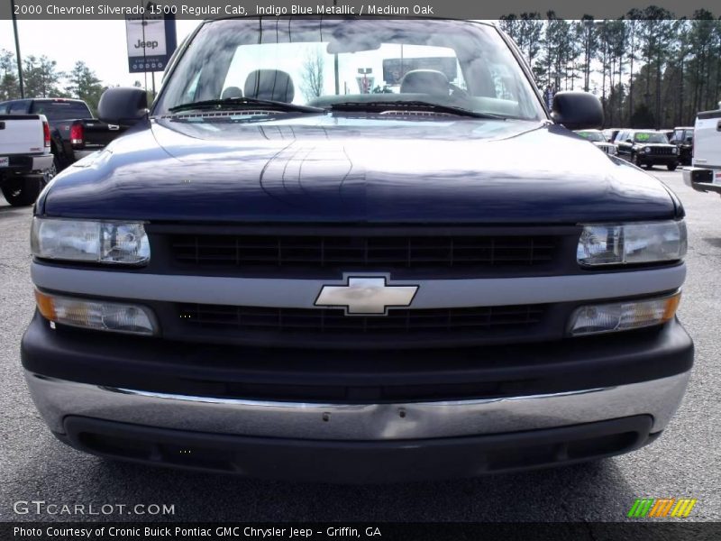 Indigo Blue Metallic / Medium Oak 2000 Chevrolet Silverado 1500 Regular Cab