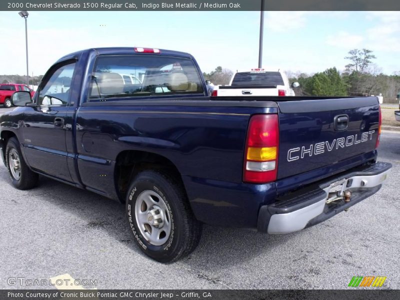 Indigo Blue Metallic / Medium Oak 2000 Chevrolet Silverado 1500 Regular Cab