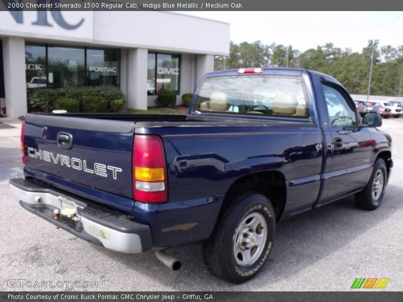 Indigo Blue Metallic / Medium Oak 2000 Chevrolet Silverado 1500 Regular Cab