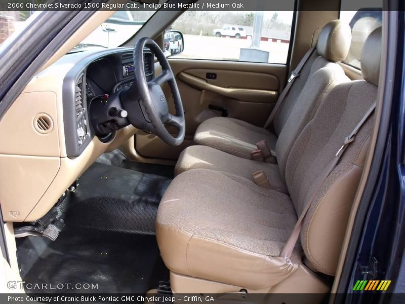 Indigo Blue Metallic / Medium Oak 2000 Chevrolet Silverado 1500 Regular Cab