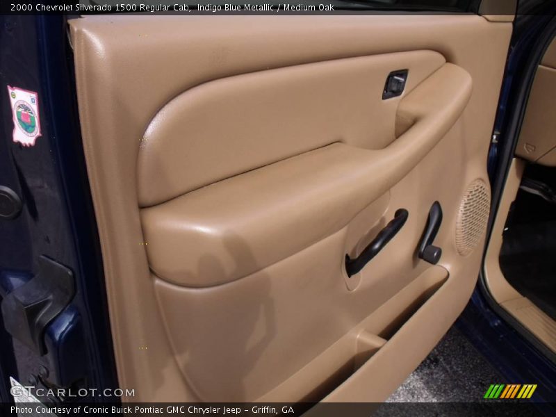Indigo Blue Metallic / Medium Oak 2000 Chevrolet Silverado 1500 Regular Cab