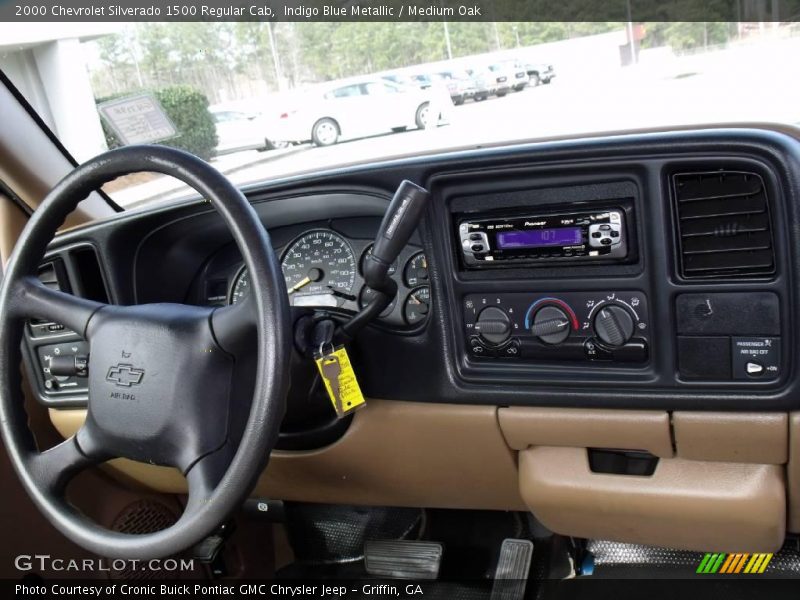 Indigo Blue Metallic / Medium Oak 2000 Chevrolet Silverado 1500 Regular Cab