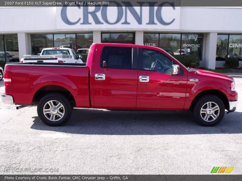 Bright Red / Medium Flint 2007 Ford F150 XLT SuperCrew