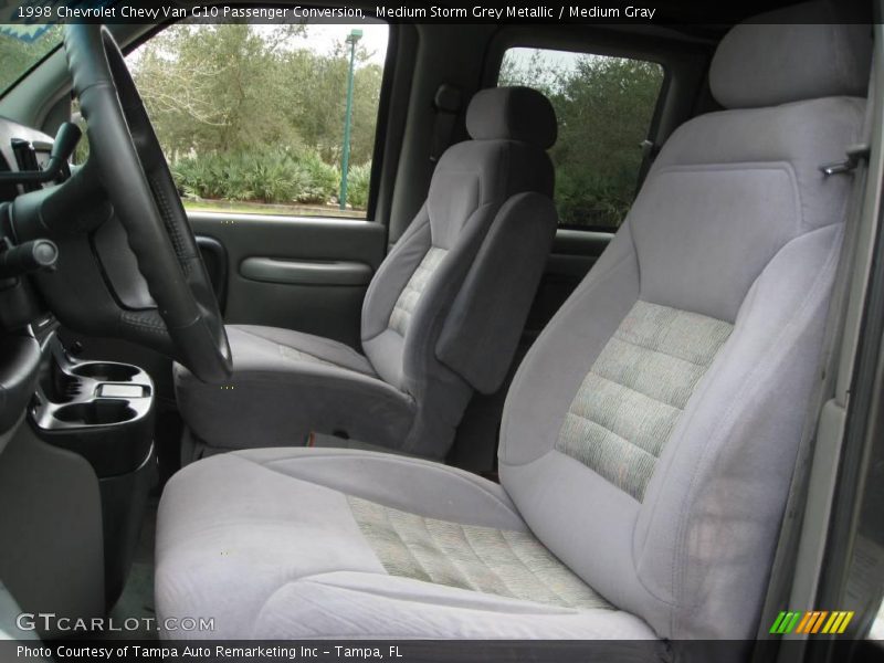 Medium Storm Grey Metallic / Medium Gray 1998 Chevrolet Chevy Van G10 Passenger Conversion