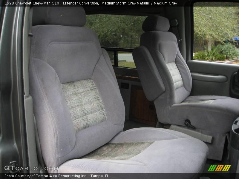 Medium Storm Grey Metallic / Medium Gray 1998 Chevrolet Chevy Van G10 Passenger Conversion