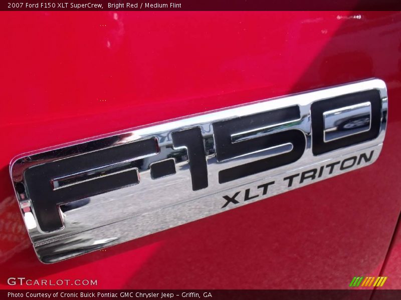 Bright Red / Medium Flint 2007 Ford F150 XLT SuperCrew