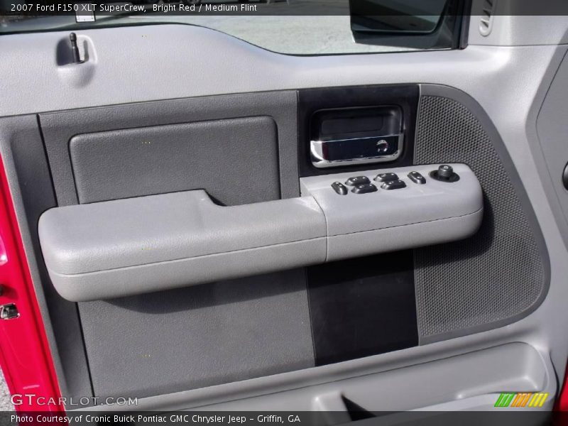 Bright Red / Medium Flint 2007 Ford F150 XLT SuperCrew