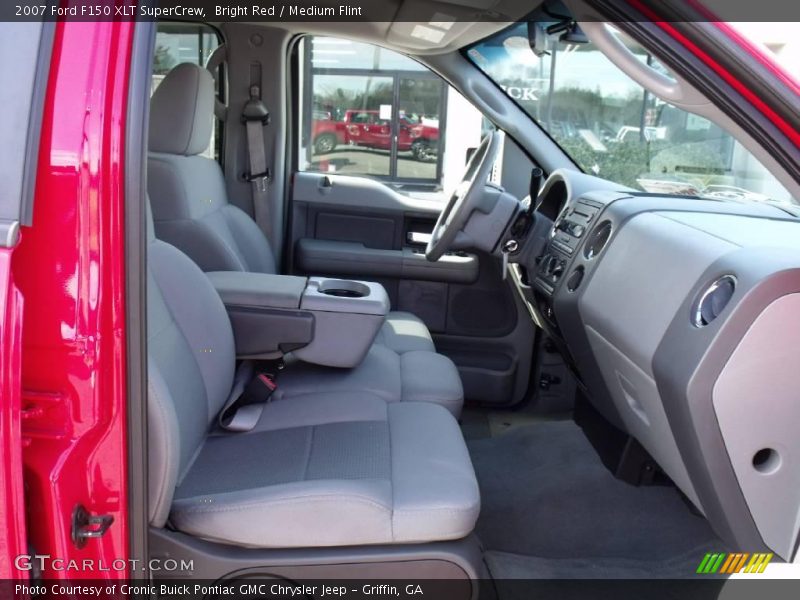 Bright Red / Medium Flint 2007 Ford F150 XLT SuperCrew