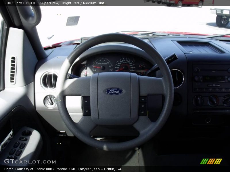 Bright Red / Medium Flint 2007 Ford F150 XLT SuperCrew