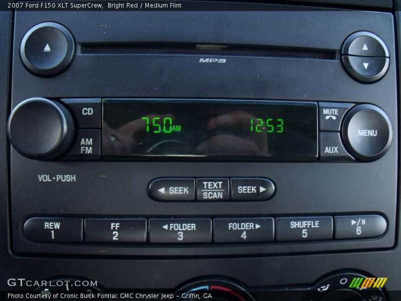 Bright Red / Medium Flint 2007 Ford F150 XLT SuperCrew