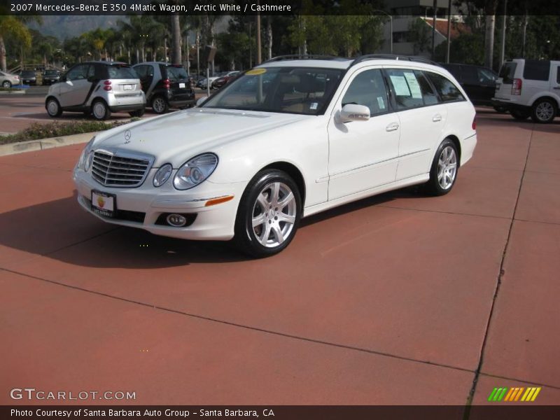 Arctic White / Cashmere 2007 Mercedes-Benz E 350 4Matic Wagon