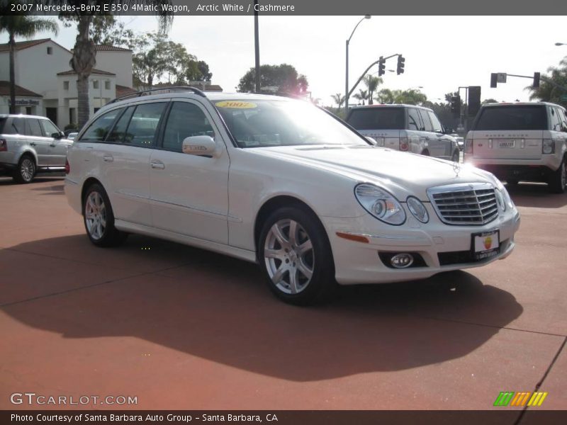 Arctic White / Cashmere 2007 Mercedes-Benz E 350 4Matic Wagon