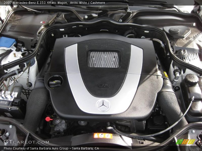 Arctic White / Cashmere 2007 Mercedes-Benz E 350 4Matic Wagon
