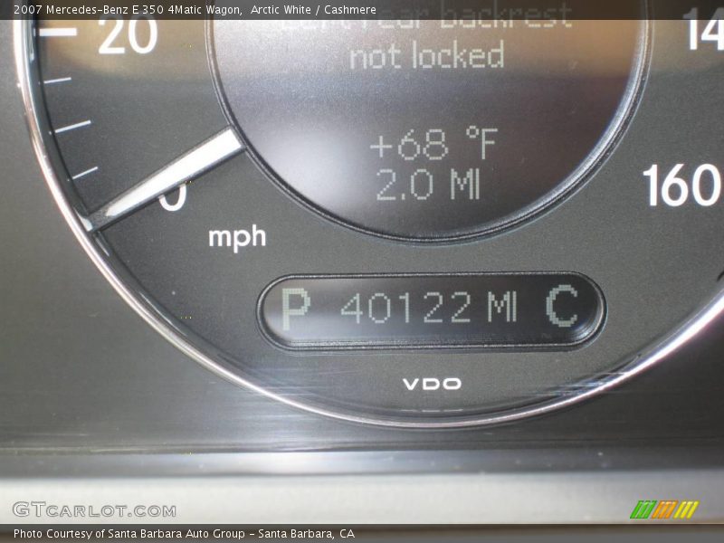 Arctic White / Cashmere 2007 Mercedes-Benz E 350 4Matic Wagon