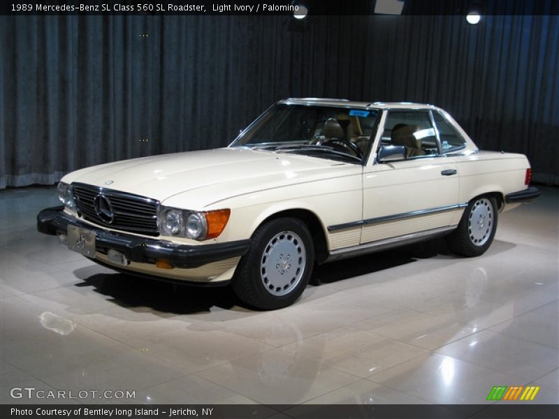 Light Ivory / Palomino 1989 Mercedes-Benz SL Class 560 SL Roadster