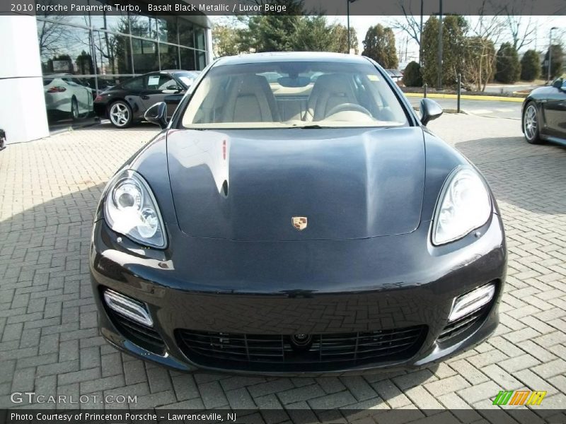 Basalt Black Metallic / Luxor Beige 2010 Porsche Panamera Turbo