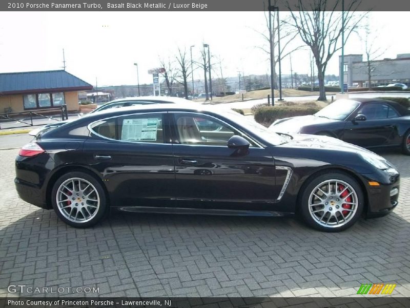 Basalt Black Metallic / Luxor Beige 2010 Porsche Panamera Turbo