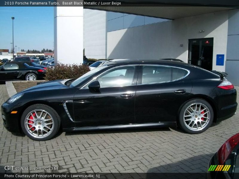 Basalt Black Metallic / Luxor Beige 2010 Porsche Panamera Turbo