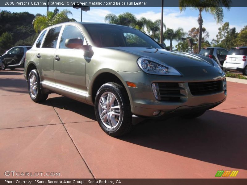Olive Green Metallic / Sand Beige Full Leather 2008 Porsche Cayenne Tiptronic
