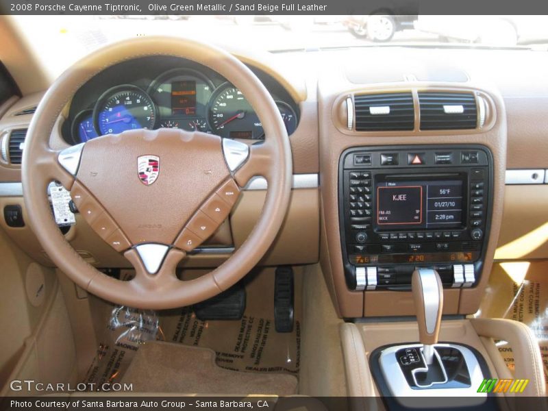 Olive Green Metallic / Sand Beige Full Leather 2008 Porsche Cayenne Tiptronic