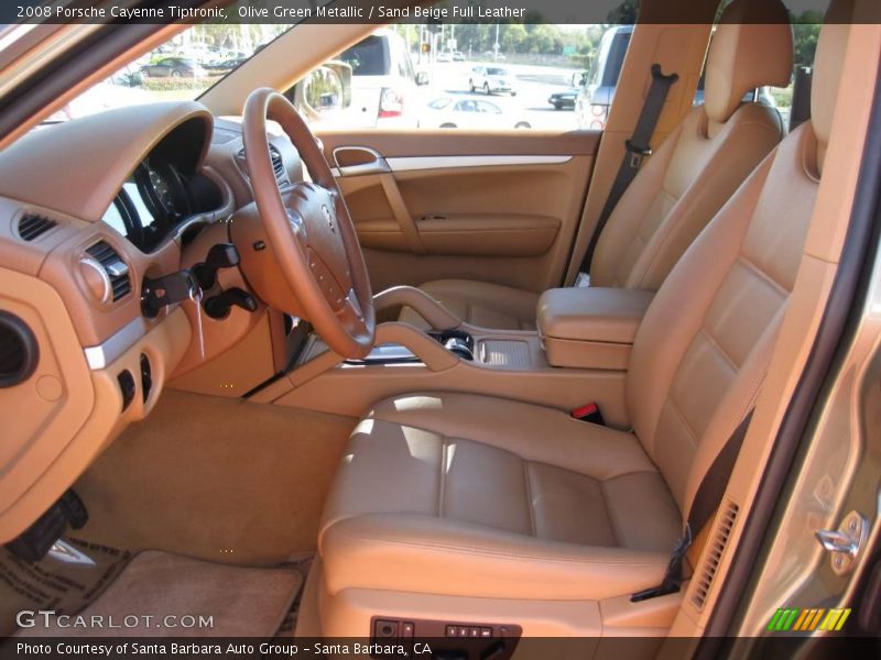 Olive Green Metallic / Sand Beige Full Leather 2008 Porsche Cayenne Tiptronic