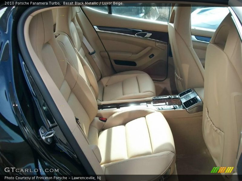 Basalt Black Metallic / Luxor Beige 2010 Porsche Panamera Turbo
