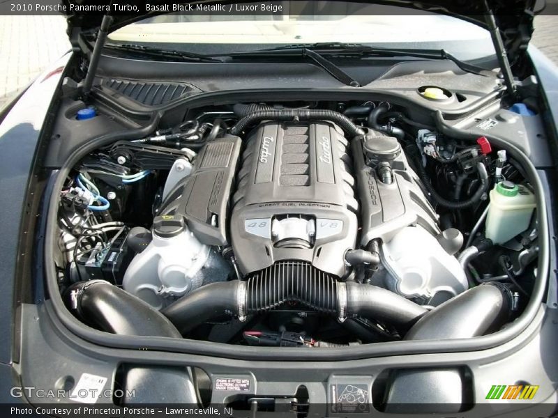 Basalt Black Metallic / Luxor Beige 2010 Porsche Panamera Turbo