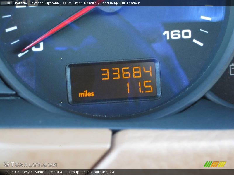 Olive Green Metallic / Sand Beige Full Leather 2008 Porsche Cayenne Tiptronic