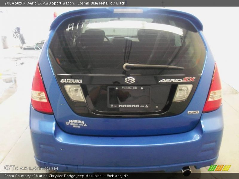 Cosmic Blue Metallic / Black 2004 Suzuki Aerio SX AWD Sport Wagon