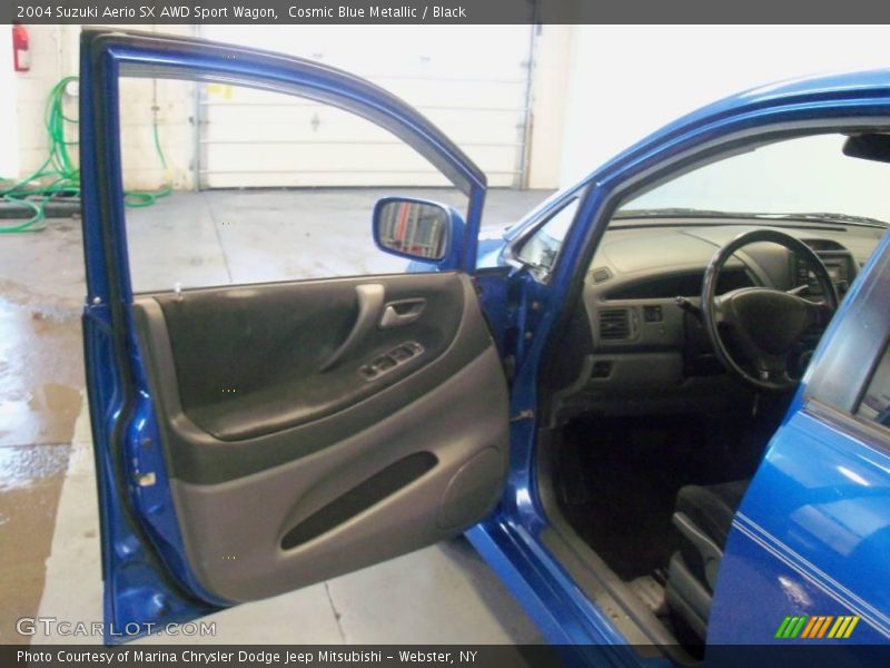 Cosmic Blue Metallic / Black 2004 Suzuki Aerio SX AWD Sport Wagon