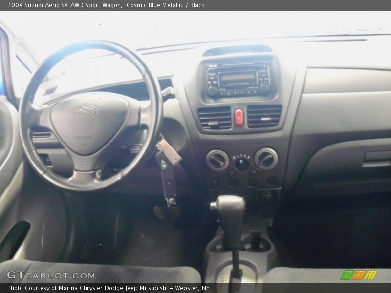 Cosmic Blue Metallic / Black 2004 Suzuki Aerio SX AWD Sport Wagon
