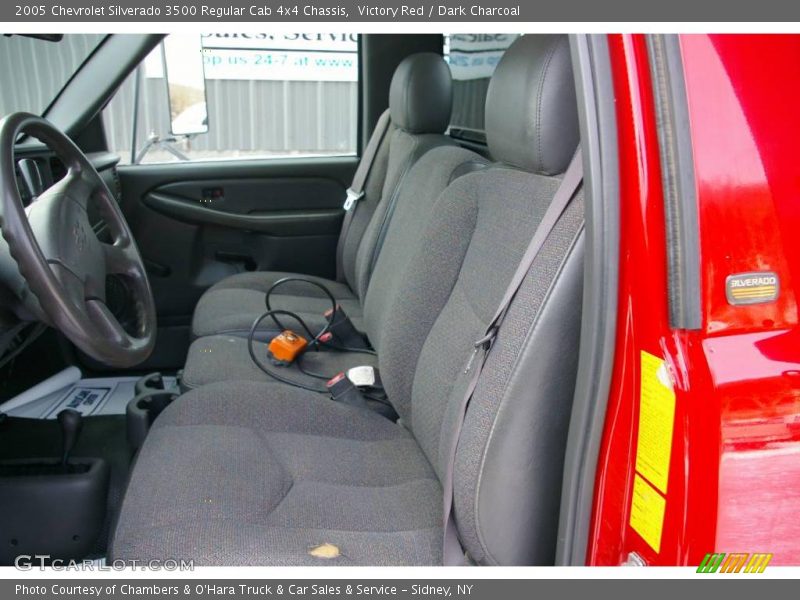 Victory Red / Dark Charcoal 2005 Chevrolet Silverado 3500 Regular Cab 4x4 Chassis
