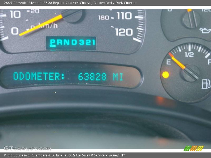 Victory Red / Dark Charcoal 2005 Chevrolet Silverado 3500 Regular Cab 4x4 Chassis