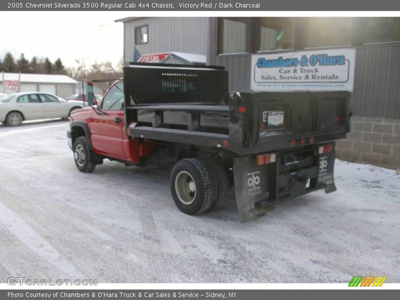 Victory Red / Dark Charcoal 2005 Chevrolet Silverado 3500 Regular Cab 4x4 Chassis