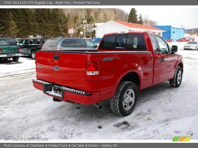 Bright Red / Medium Flint Grey 2005 Ford F150 STX Regular Cab