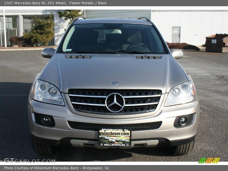 Pewter Metallic / Black 2007 Mercedes-Benz ML 350 4Matic
