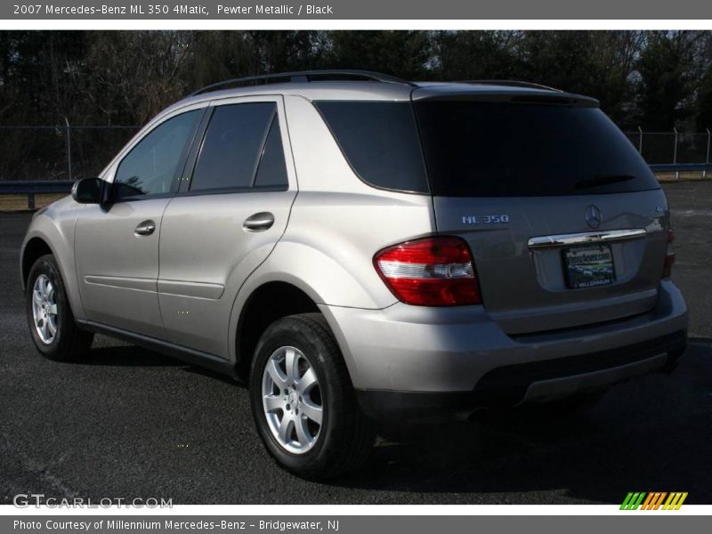 Pewter Metallic / Black 2007 Mercedes-Benz ML 350 4Matic