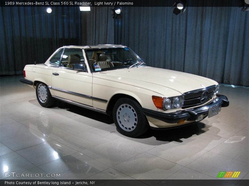 Light Ivory / Palomino 1989 Mercedes-Benz SL Class 560 SL Roadster