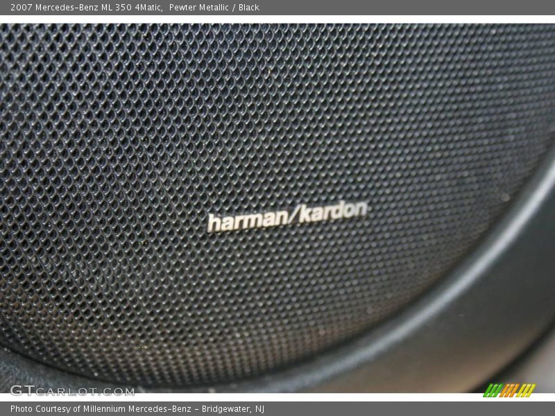 Pewter Metallic / Black 2007 Mercedes-Benz ML 350 4Matic